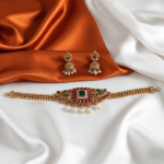 High-Neck Choker with Jhumka