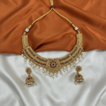 Necklace set with Jhumka