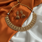 Elephant design Neckalce and Jhumka