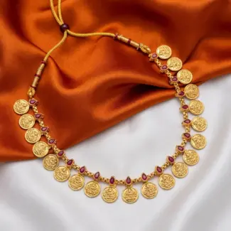 Lakshmi Coin Necklace