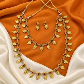 Coin Designed Red Stone Combo set