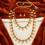 Coin Designed Red Stone Combo set