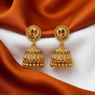 Gold colored Jhumka