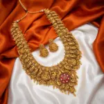 Grand Look Lakshmi Haram with Jhumka