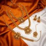 Traditional South Indian Bridal Temple Jewellery Set