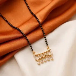 Samaira Contoured Chandelier Mangalsutra