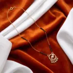 Rohini Spiral Star & Drop Crystal Finish Mangalsutra