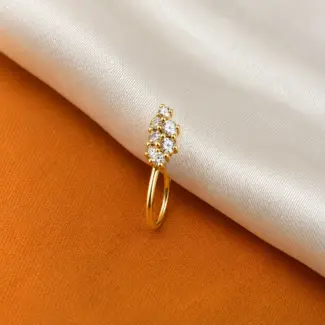 Cluster Hoop Nose Pin
